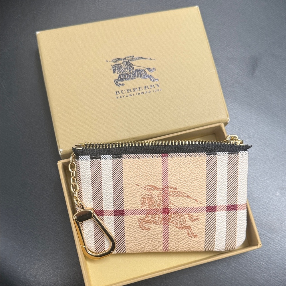 Others Follow Plaid Key & Card Holder